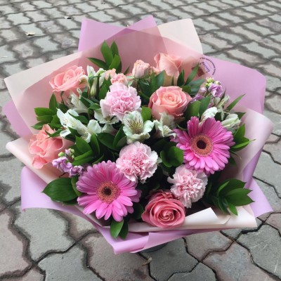 Букет "Все оттенки розового" - Доставка цветов в Екатеринбурге