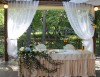 Оформление свадебного пространства для выездной регистрации и свадебного торжества в оттенках мяты и лимона - Доставка цветов в Екатеринбурге