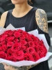 СЕРИЯ: МОНО. Букет из 51 красной розы (Кения, 40см) - Доставка цветов в Екатеринбурге