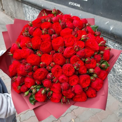 Букет "Рубиновое счастье" - Доставка цветов в Екатеринбурге