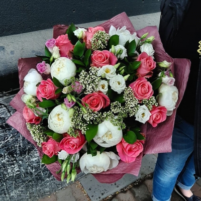 Букет "Сливочный сорбет" - Доставка цветов в Екатеринбурге