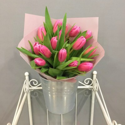 Букет розовых тюльпанов - Доставка цветов в Екатеринбурге