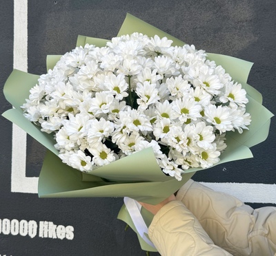 Акция.Букет из 15 белых ромашек - Доставка цветов в Екатеринбурге