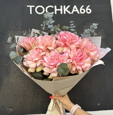 Букет с французской розой  - Доставка цветов в Екатеринбурге